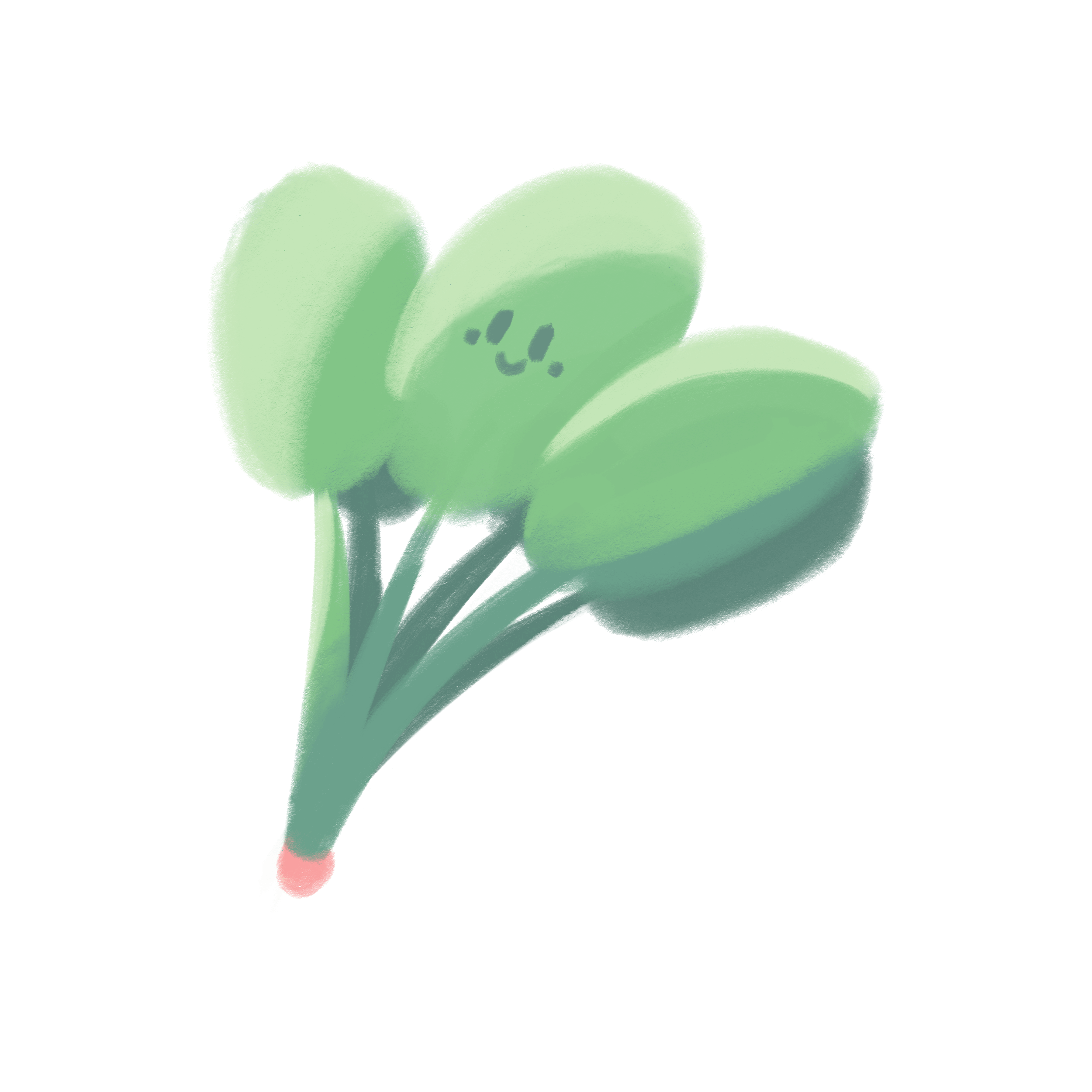 おまけ素材のほうれん草イラスト