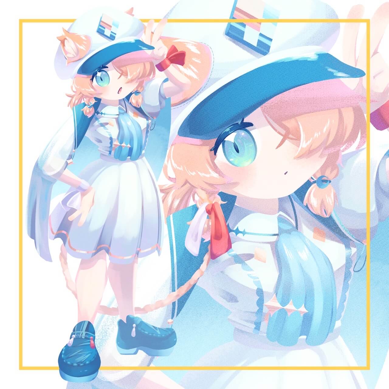 夏服衣装の代理ちゃん